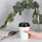 Paper Cups, Paper Coffee Cups - Disposable White Hot Cups for Coffee, Tea or Hot Chocolate. Great for Home and Office (100, Lids For 12,16,20, oz Hot Cups)